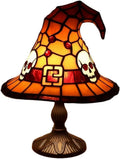 Witch Hat Stained Glass Lamp — The Halloween Glow-Up Your Shelf Needs